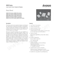 HDSP-N106 Datasheet Cover