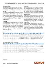 HDSP2114S Datasheet Page 11