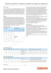 HDSP2114S Datasheet Page 12