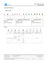 IN-3531SCUV-U70 Datasheet Page 4