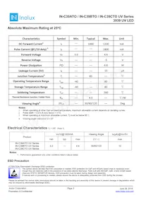 IN-C39CTOU2 Datasheet Page 3