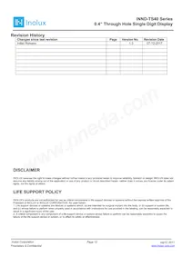 INND-TS40WCG Datasheet Page 12