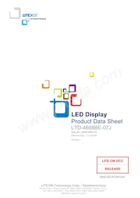 LTD-4608BE-07 Datasheet Cover