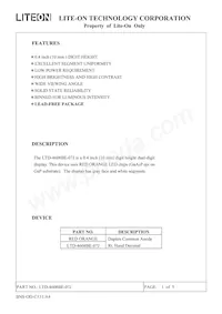 LTD-4608BE-07 Datasheet Page 2
