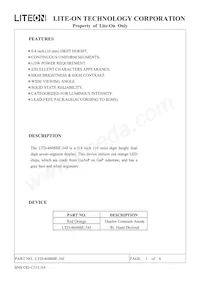 LTD-4608BE-34J Datasheet Page 3