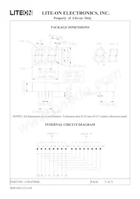 LTD-4708JR Datasheet Page 2