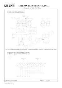 LTD-4708JS Datasheet Pagina 2