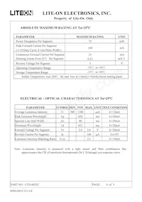 LTD-482EC Datasheet Pagina 4