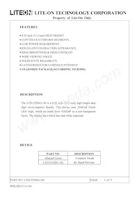 LTD-5250JG-18J Datasheet Page 2