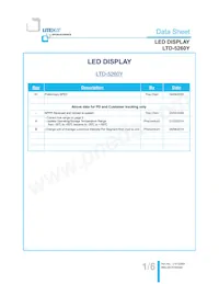 LTD-5260Y Datasheet Cover