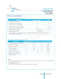 LTD-5260Y Datasheet Page 5