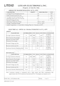 LTP-2458AA-NB Datasheet Page 5