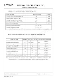 LTP-2558AA-01 Datasheet Pagina 6