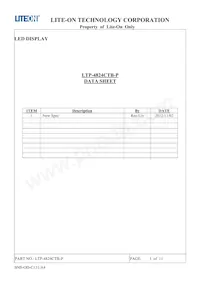 LTP-4824CTB-P Datasheet Cover