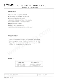 LTS-23305HRB Datasheet Page 2
