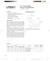 LTS-315AY Datasheet Cover