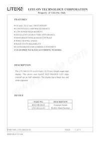 LTS-3401LE-03 Datasheet Page 2