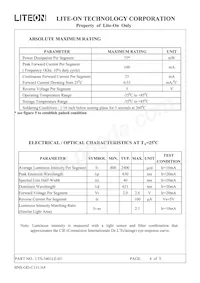 LTS-3401LE-03 Datasheet Page 5