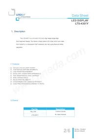LTS-4301Y Datasheet Page 3