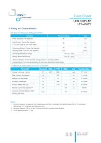 LTS-4301Y Datasheet Page 6