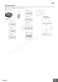 M7F-3N1GT Datasheet Page 13