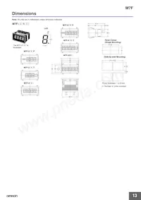 M7F-3N1GT Datasheet Pagina 13