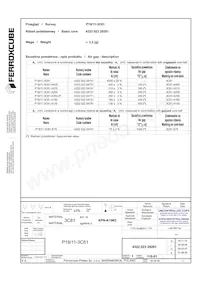 P18/11-3C81 Datasheet Cover