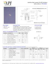 PDI-E838 Datasheet Cover