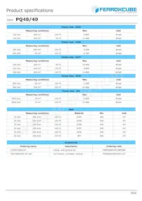 PQ40/40-3F4 Datasheet Page 2