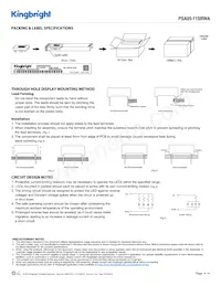 PSA05-11SRWA Datasheet Pagina 4