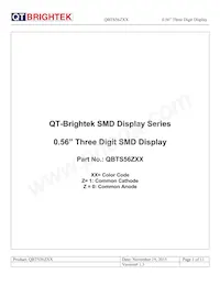 QBTS560AG Datasheet Cover