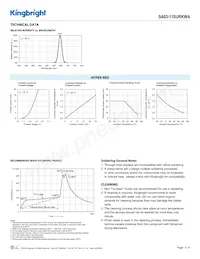 SA03-11SURKWA Datasheet Pagina 3