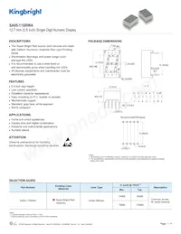 SA05-11SRWA Datasheet Cover