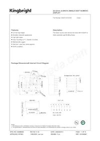 SA08-12CGKWA Datasheet Cover