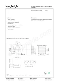SA08-21CGKWA Datasheet Cover