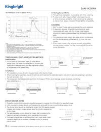 SA40-18CGKWA Datasheet Pagina 4