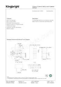 SA43-11SRWA Datasheet Cover