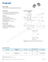 SA52-11EWA Datasheet Cover