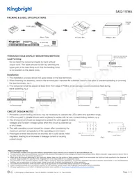 SA52-11EWA Datasheet Pagina 4