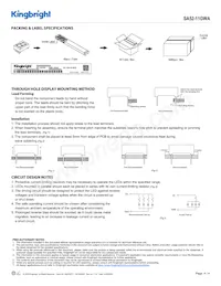 SA52-11GWA 데이터 시트 페이지 4