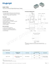 SA56-11EWA Datasheet Cover