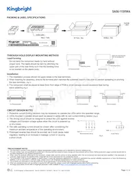 SA56-11SRWA Datasheet Pagina 4