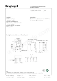 SA56-21CGKWA Datasheet Cover