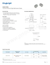 SA56-21EWA Datasheet Cover