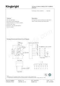 SC04-12SURKWA Datasheet Cover