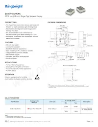 SC08-11SURKWA Datasheet Cover
