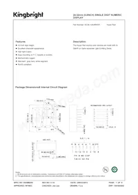 SC08-12SURKWA Datasheet Cover