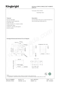 SC08-12SYKWA Datasheet Cover