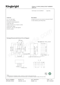 SC10-21SURKWA Datasheet Cover