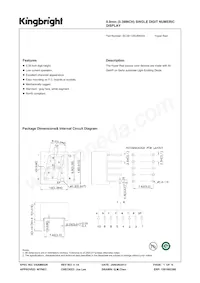 SC39-12SURKWA Datasheet Cover